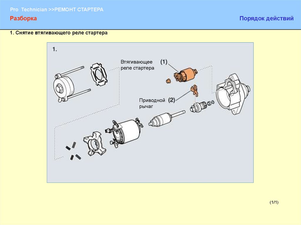 Схема втягивающего реле